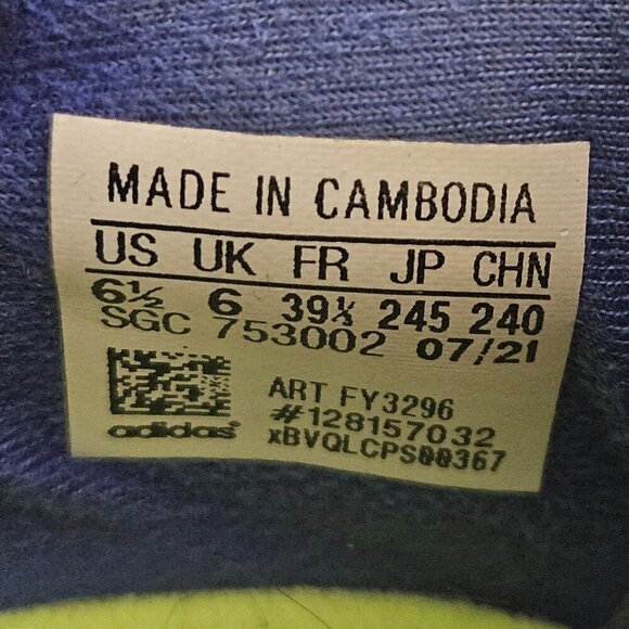 adidas X Speedflow.3 FG Cleats - Black/Blue - Size 6.5 - Picture 7 of 9